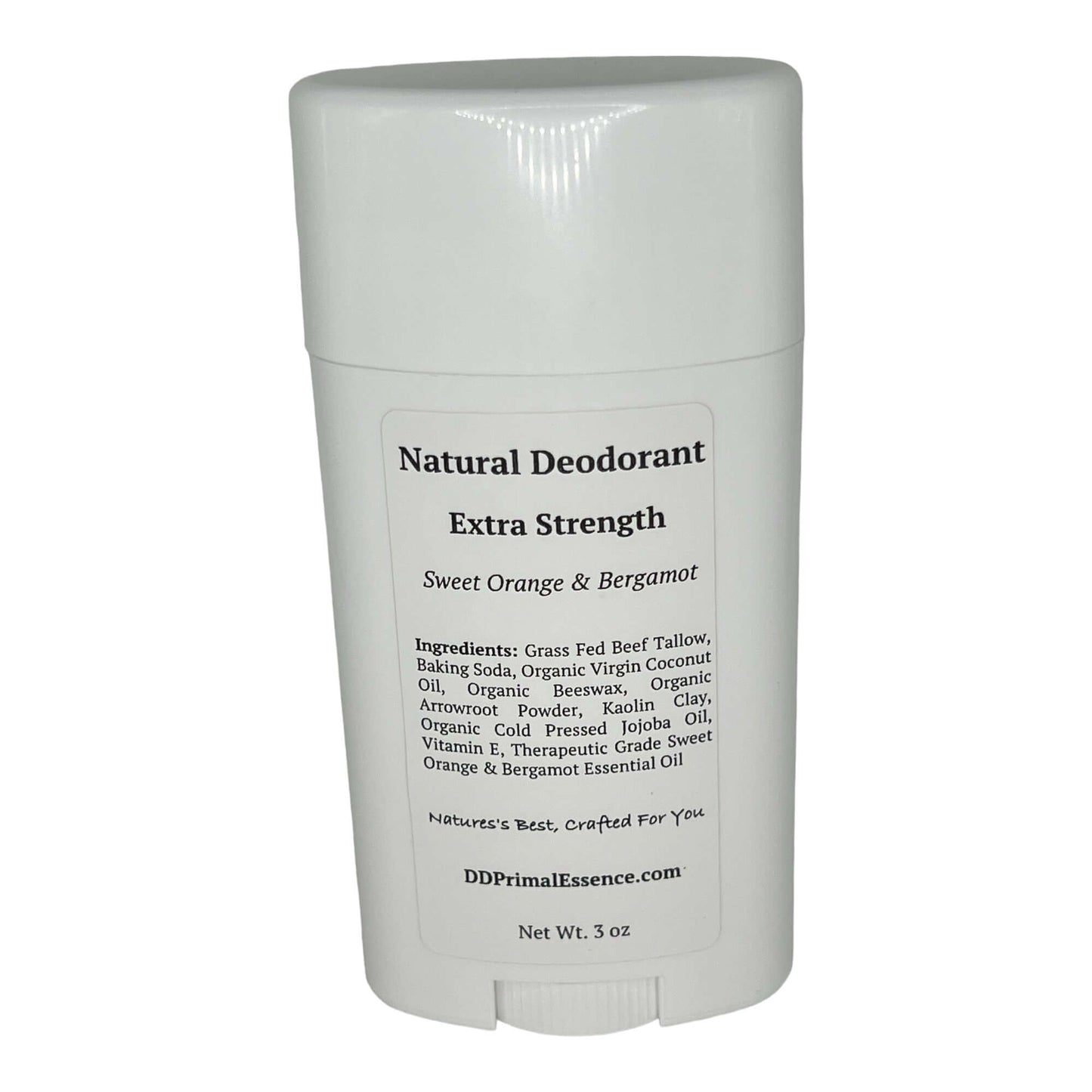 Dr. Dave's Primal Essence Extra Strength Natural Deodorant-Sweet Orange & Bergamot