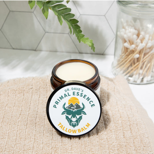 Grass Fed Tallow Balm with Shea Butter and Jojoba Oil - Dr. Dave's Primal Essence