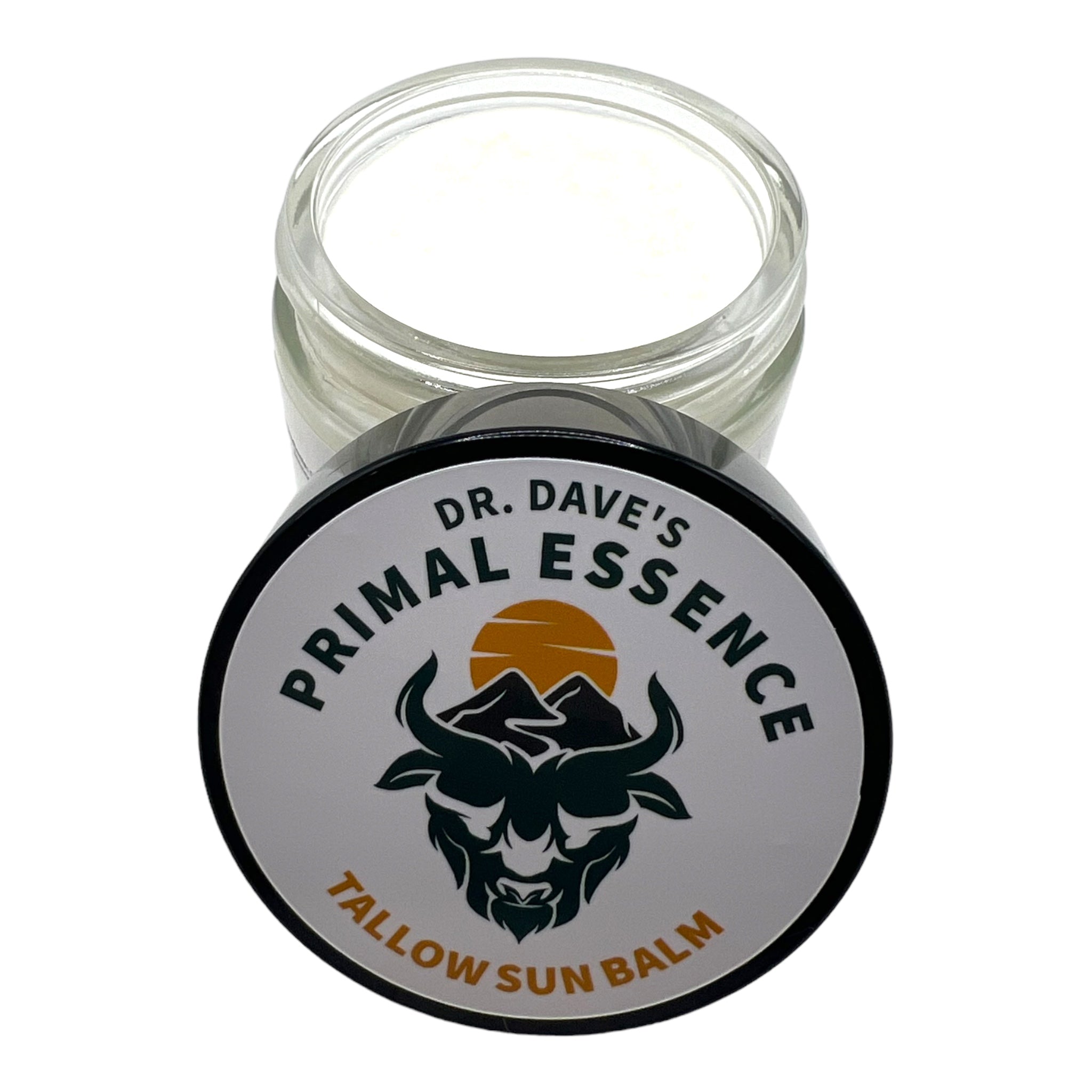 Three tubes of Dr. Lew's Primal Essence tallow lip balm, peppermint flavor.