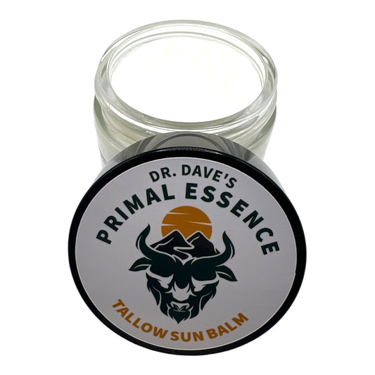 Grass - Fed Tallow Sun Balm – Natural SPF 20 and Reef - Safe - Dr. Dave's Primal Essence