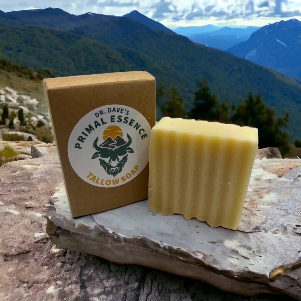 Handcrafted Tallow Soap with All-Natural Ingredients | Multiple Scents - Dr. Dave's Primal Essence